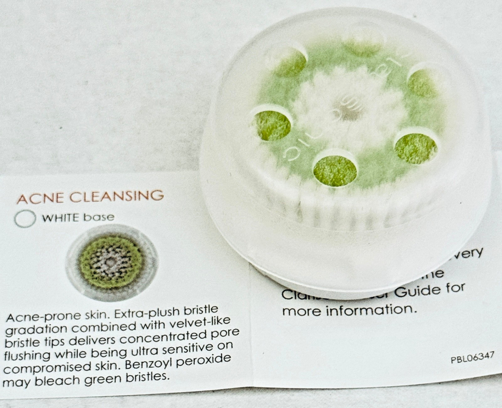 Clarisonic Acne Brush Heads Authentic Fits Most Models – Lot of 2 FREE SHIP