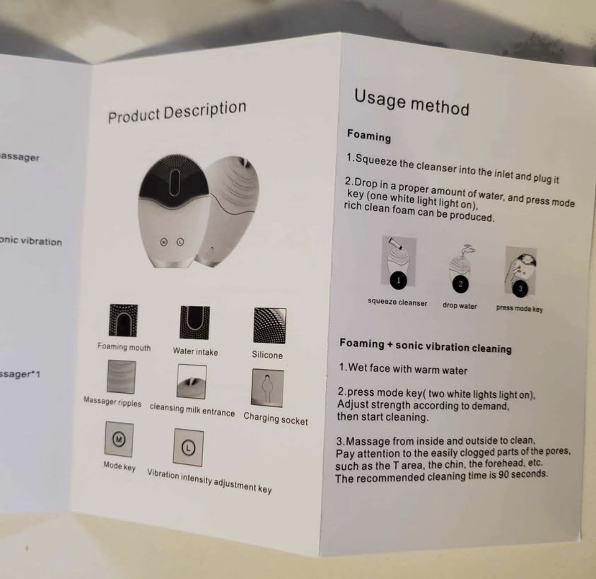 Automatic foaming /Facial cleansing massager