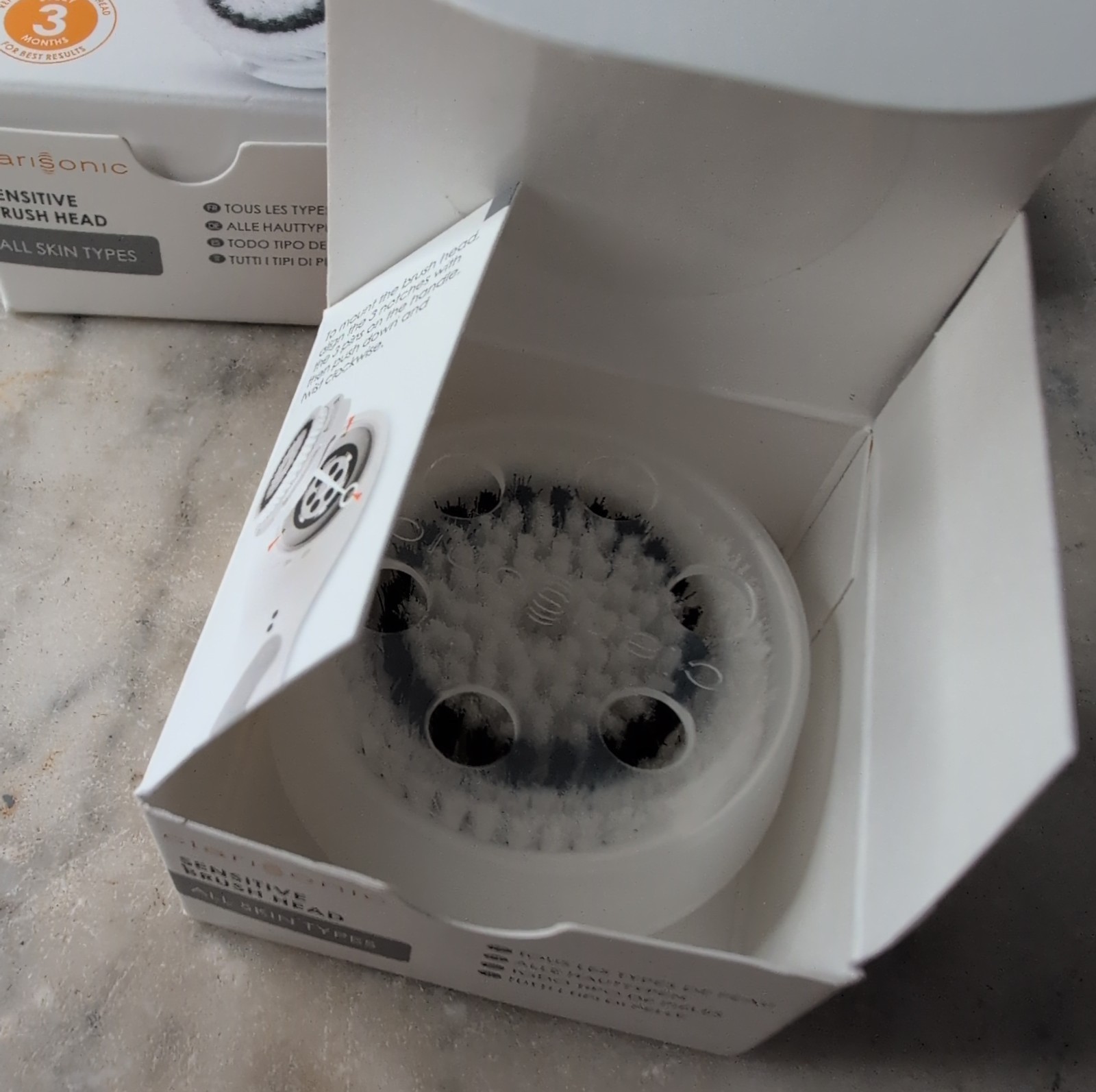 4 PK Clarisoinc Cleansing system Replacement Sensitive Brush Heads Free Shipping