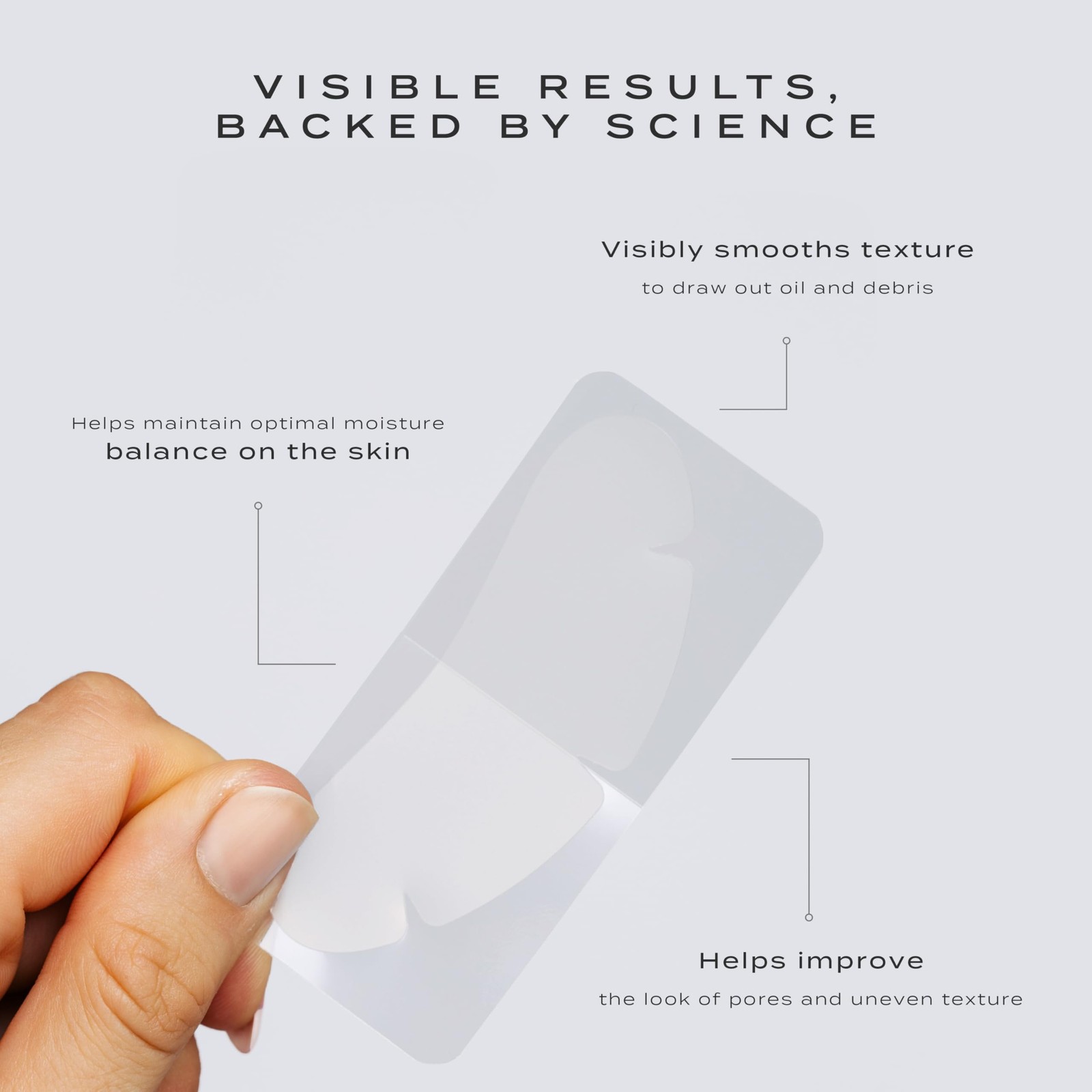Vue Chin Patches – Hydrocolloid Pore for and Jawline Small