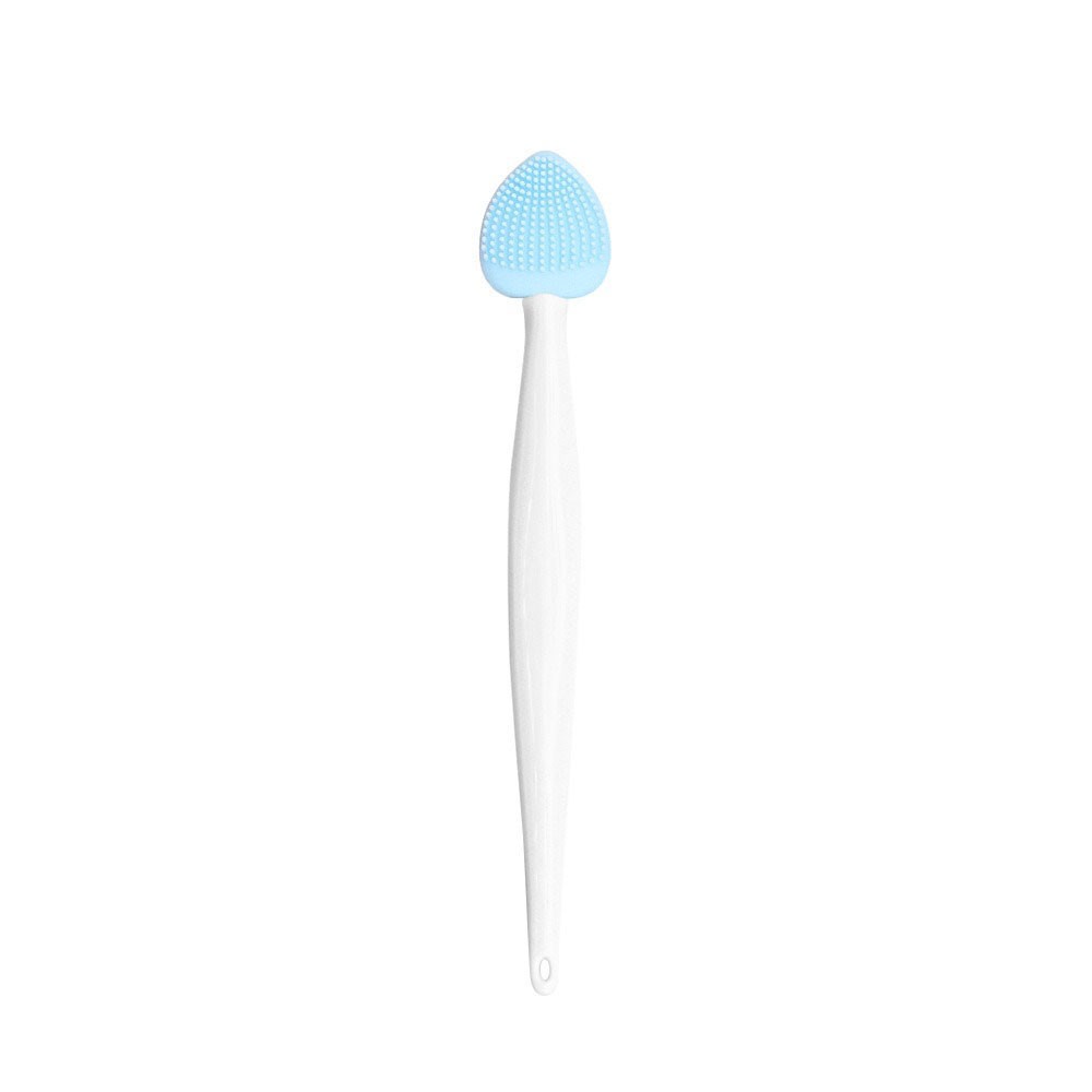 Soft Flexible Hygienic Deep-Cleansing Massaging Double-Sided Silicone Nose Brush