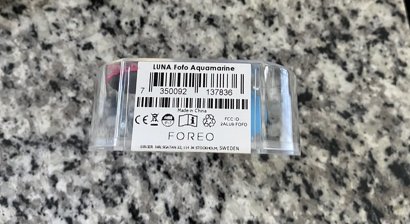 FOREO LUNA Fofo 1Pc Cleansing Brush, Aquamarine, BEST OFFER, RETAIL VALUE: $89