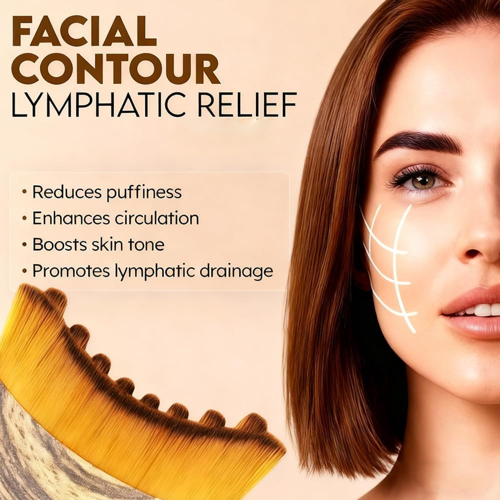 Lymphatic Contour Face Brush – Reduces Puffiness & Restores Definition, Lymphat