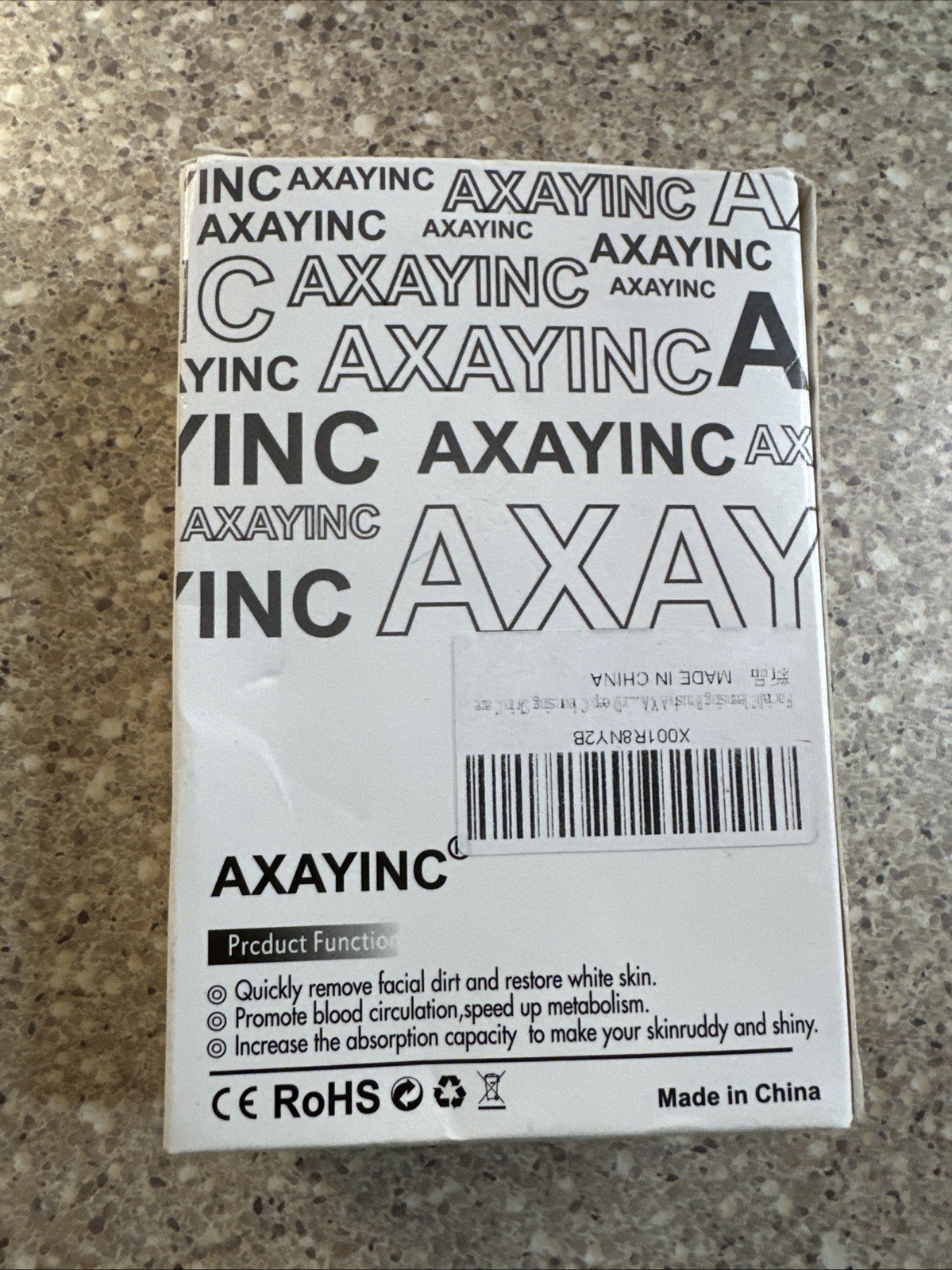 Facial Cleansing Brush AXAYINC Rubber Face Scrubbers Waterproof Silicon Pink