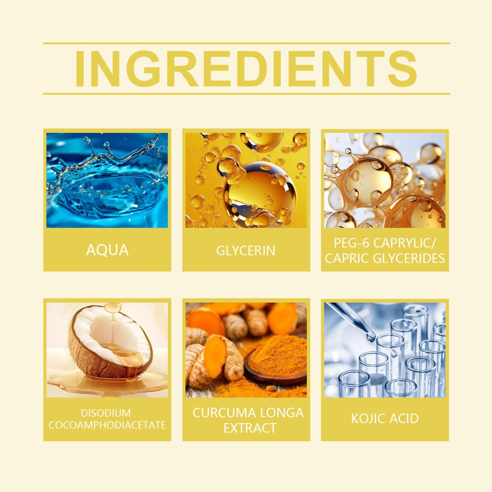 Turmeric Kojic Acid Cleaning Pad Brightening Cleaning ntle