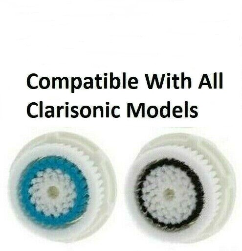 1 SENSITIVE + 1 DEEP PORE Facial Brush Head Replacements Mia Aria All Clarisonic