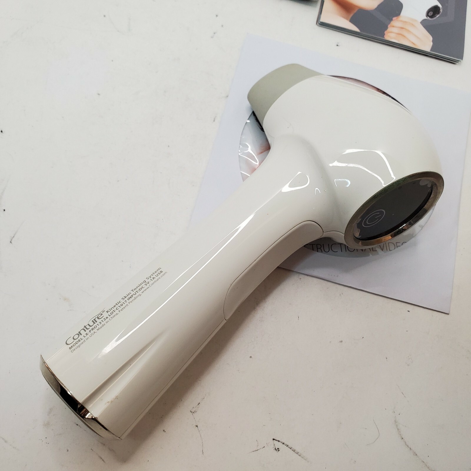 Conture Kinetic Face Neck Skin Toning Enhancement System NO POWER CORD UNTESTED