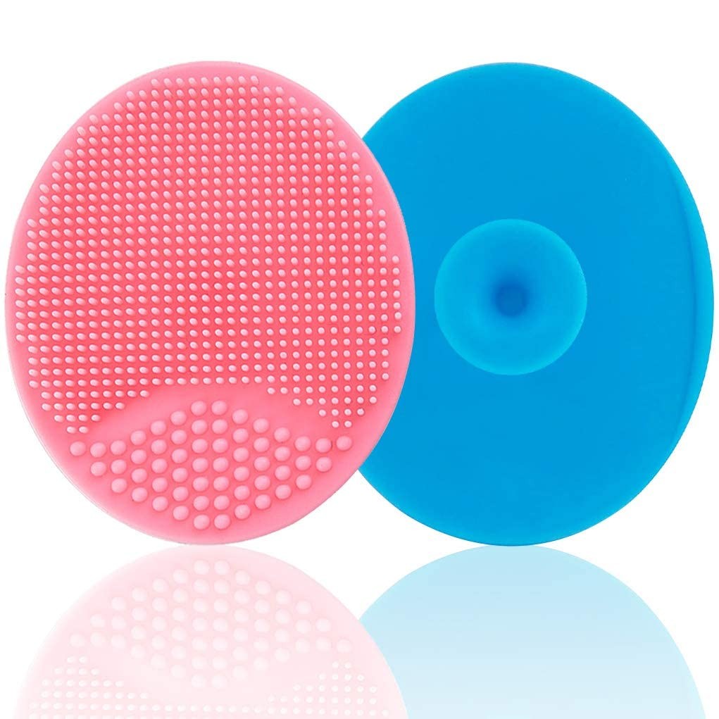 Silicone Face Scrubber and Exfoliator Brush – Facial Cleansing Blue&pink