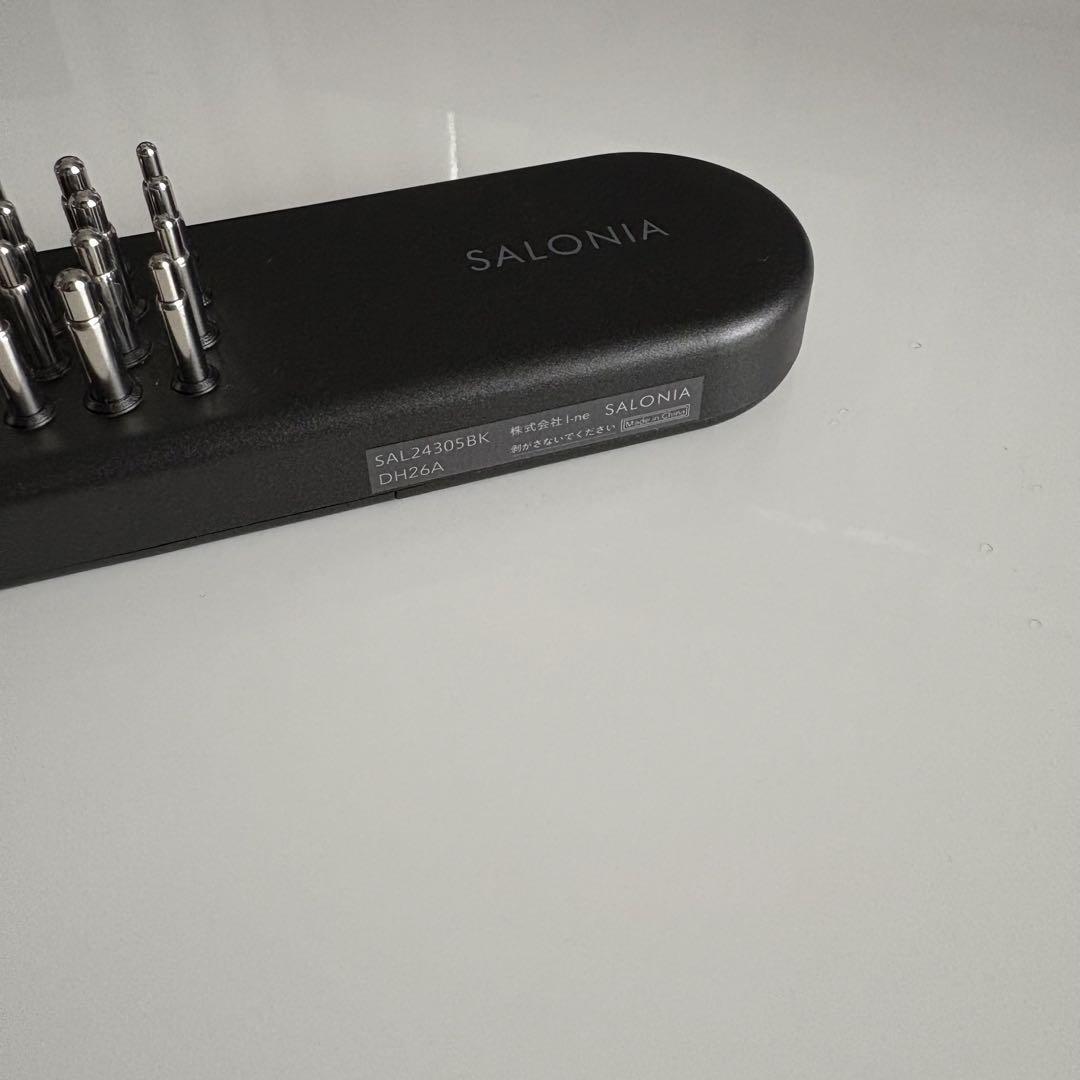 SALONIA EMS Lift Brush 3D Care Facial Beauty Device Tested Working Japan