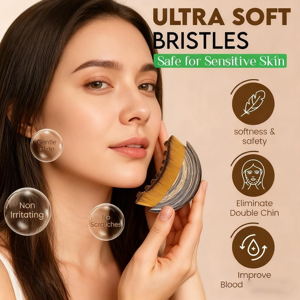 Lymphatic Contour Face Brush – Reduces Puffiness & Restores Definition, Lymphat