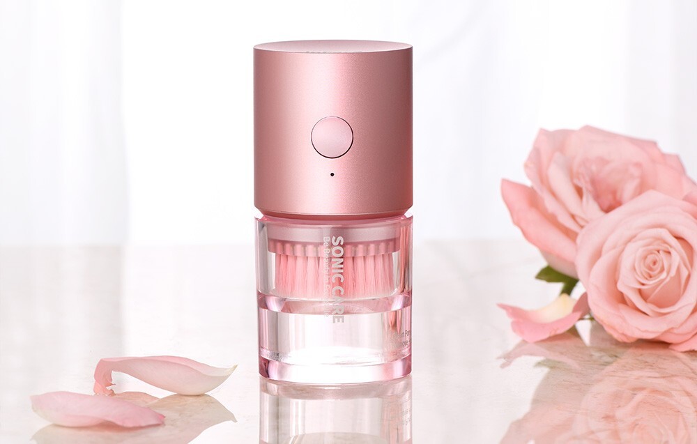 INFACE Sonic Facial Device 2 – Pink CF-12E Facial Skin Cleansing Brush System