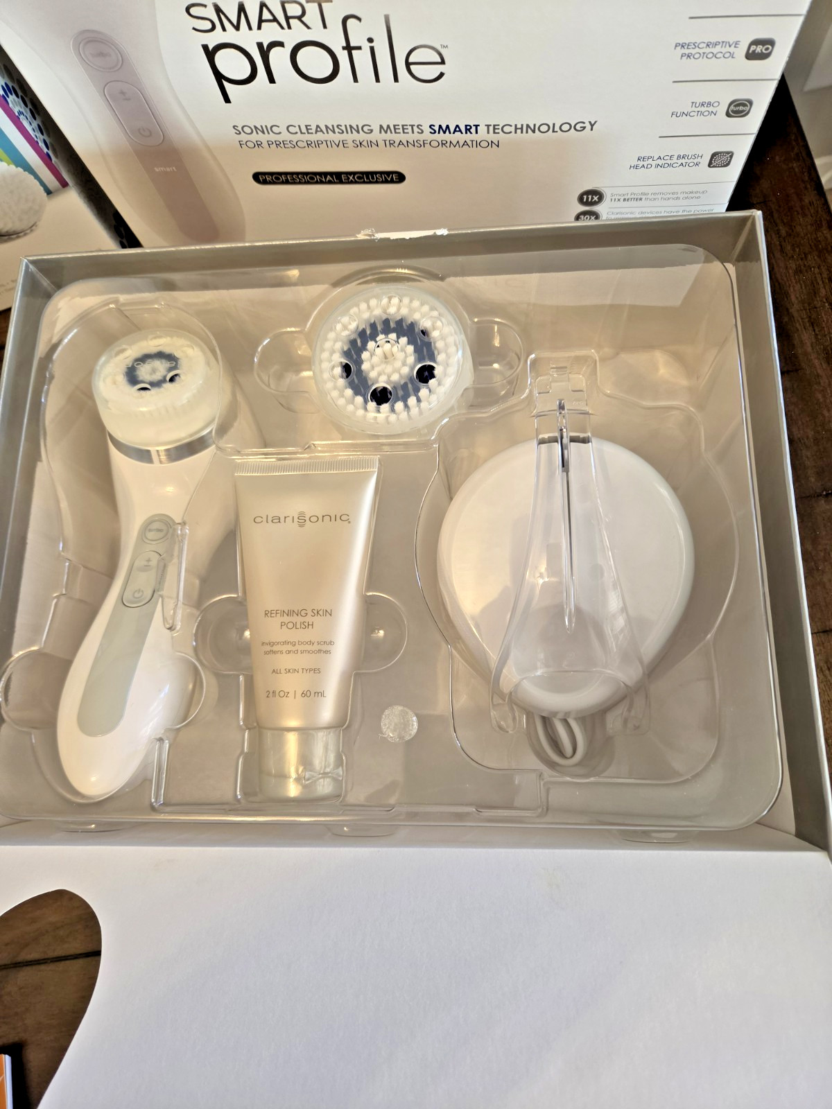 Clarisonic Smart Profile Face & Body Sonic Cleansing – New in Opened Box
