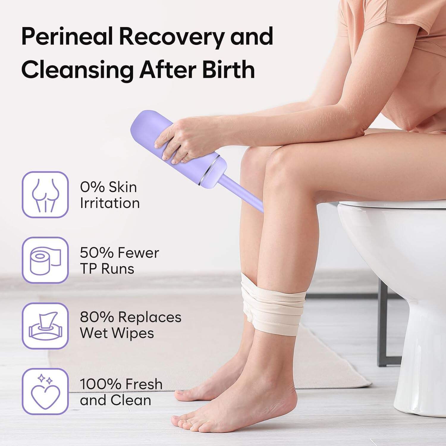 Portable Peri Bidet: 380ml Handheld Leakproof Bottle