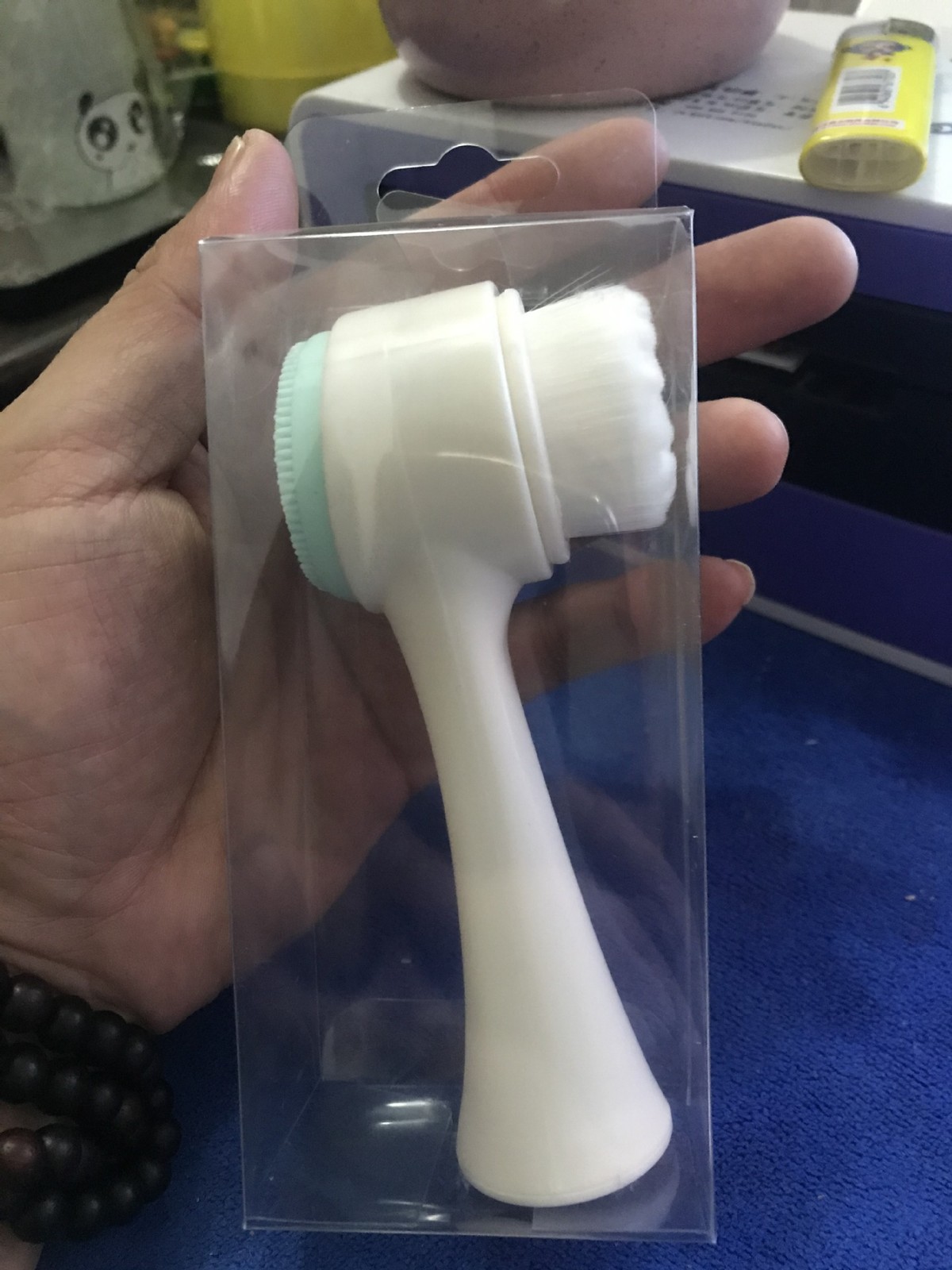 Manual Face Cleansing Brush, Scrubber Exfoliator Skin Care Tool