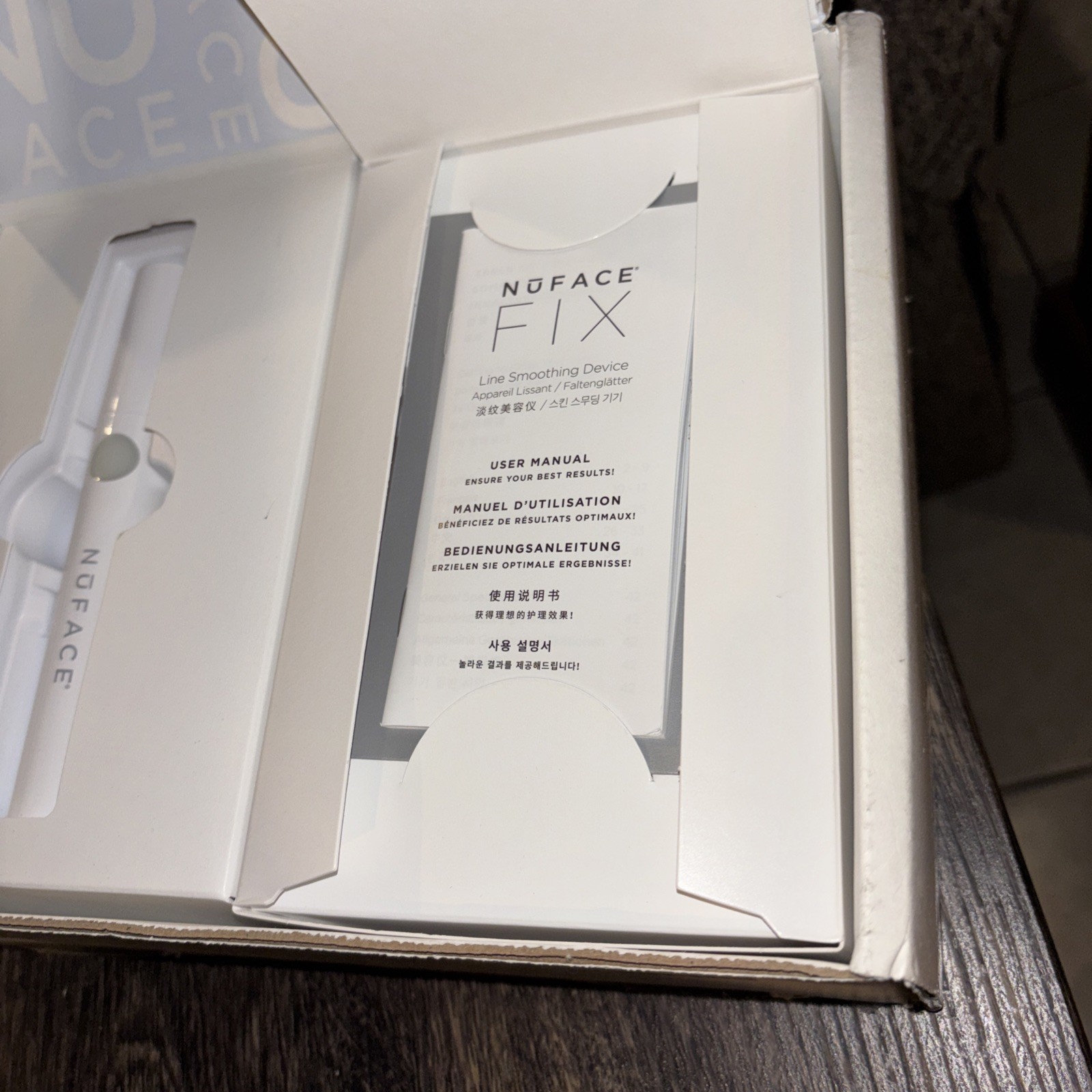 NuFACE FIX Line Smoothing Device With 2 Line Smoothing Serum Tubes 1 fl oz
