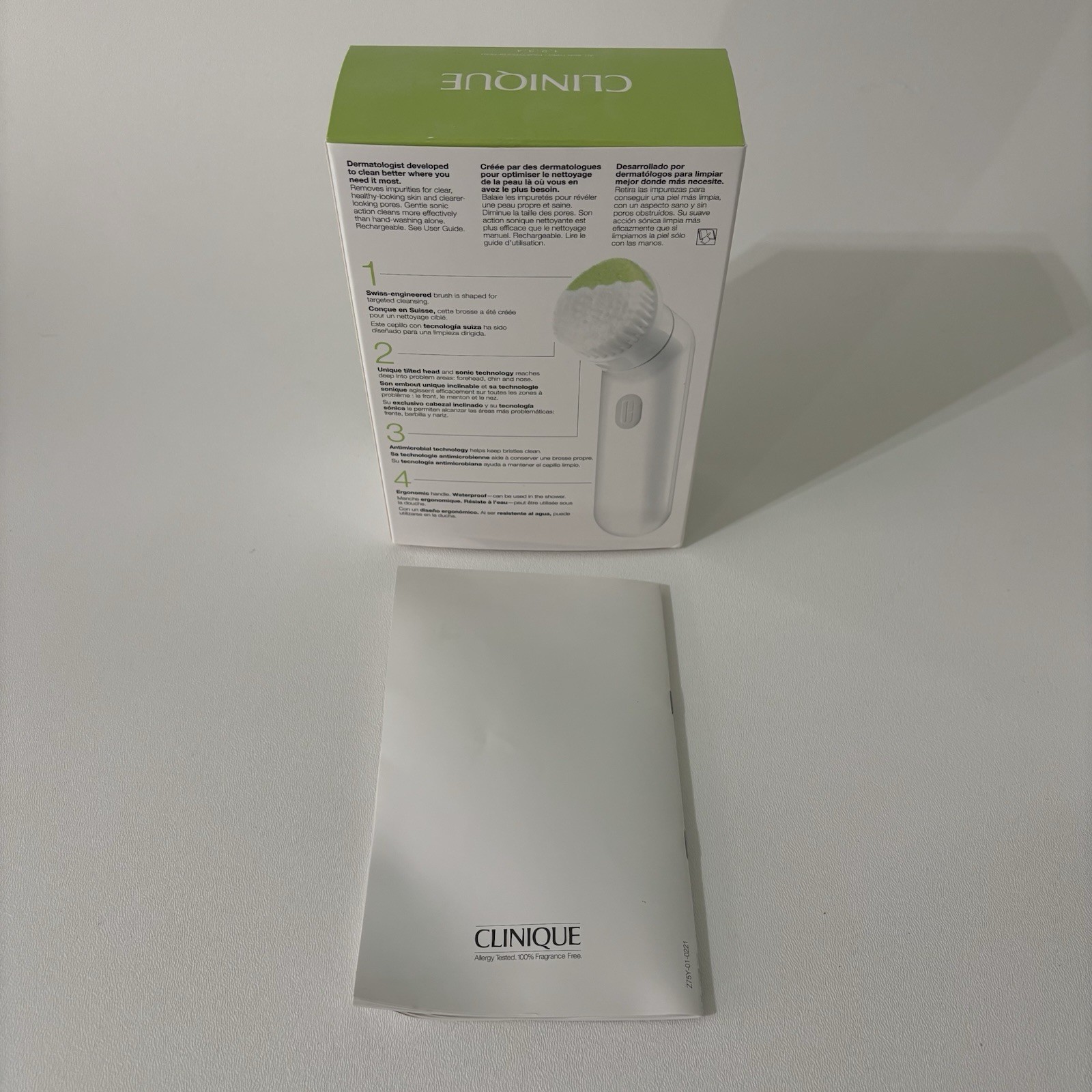 Clinique Sonic System Purifying Cleansing Facial Brush MODEL Z75Y – Open Box