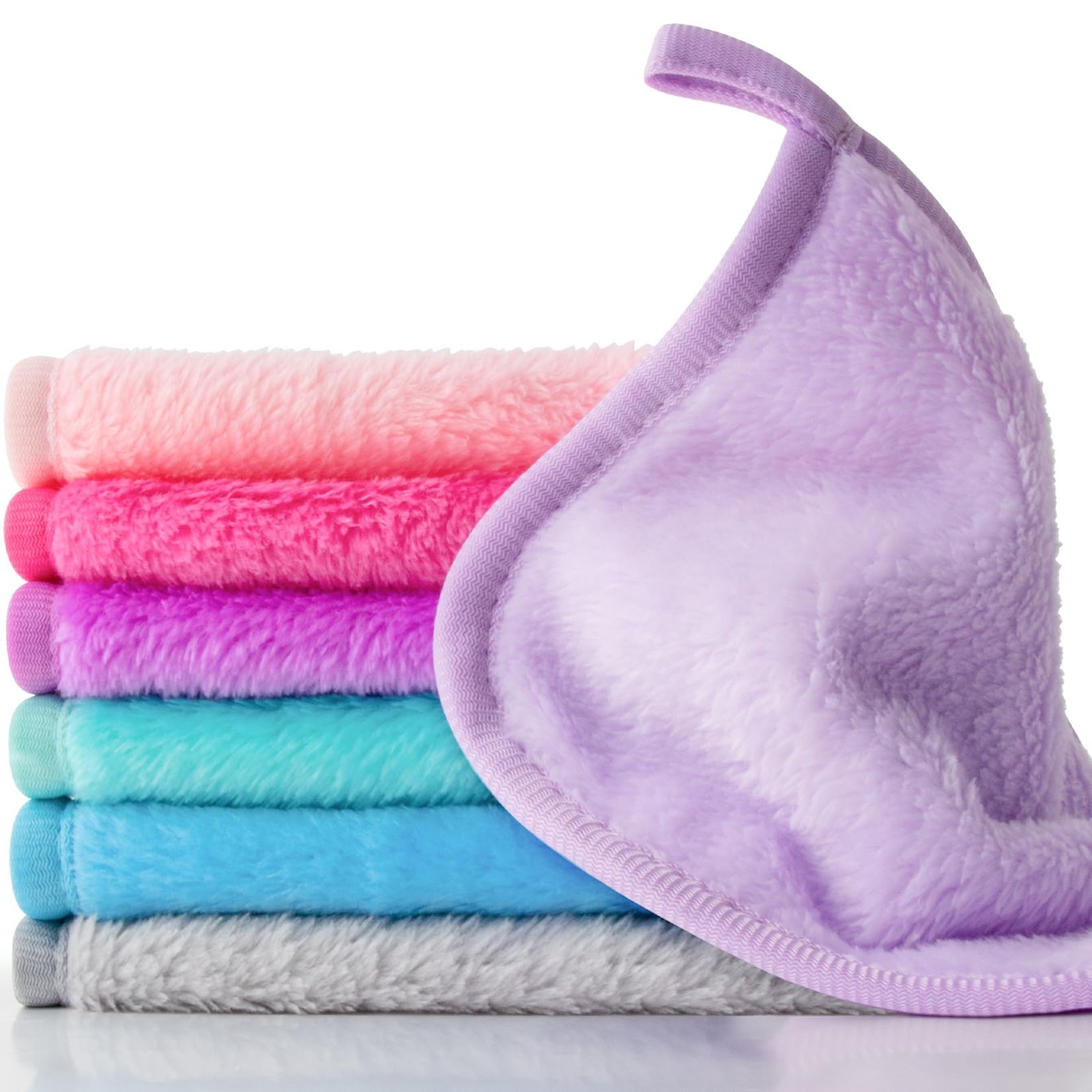 Sukh Makeup Remover Cloth – 7PCS Reusable 7 Count (Pack of 1), Multicolor