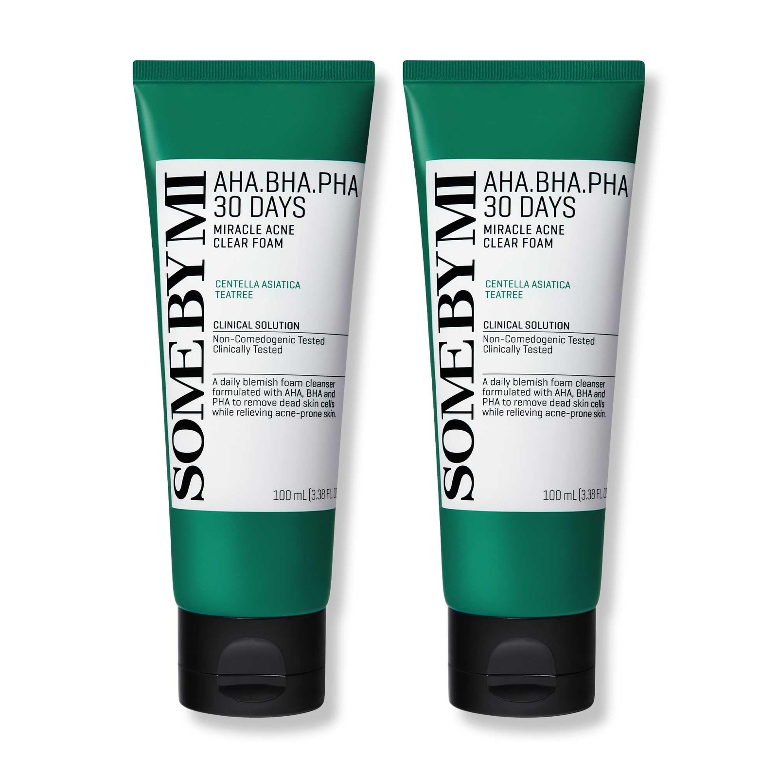 SOME BY MI AHA BHA PHA 30 Days Miracle Acne 3.38 Fl Oz (Pack of 2), Pack 2