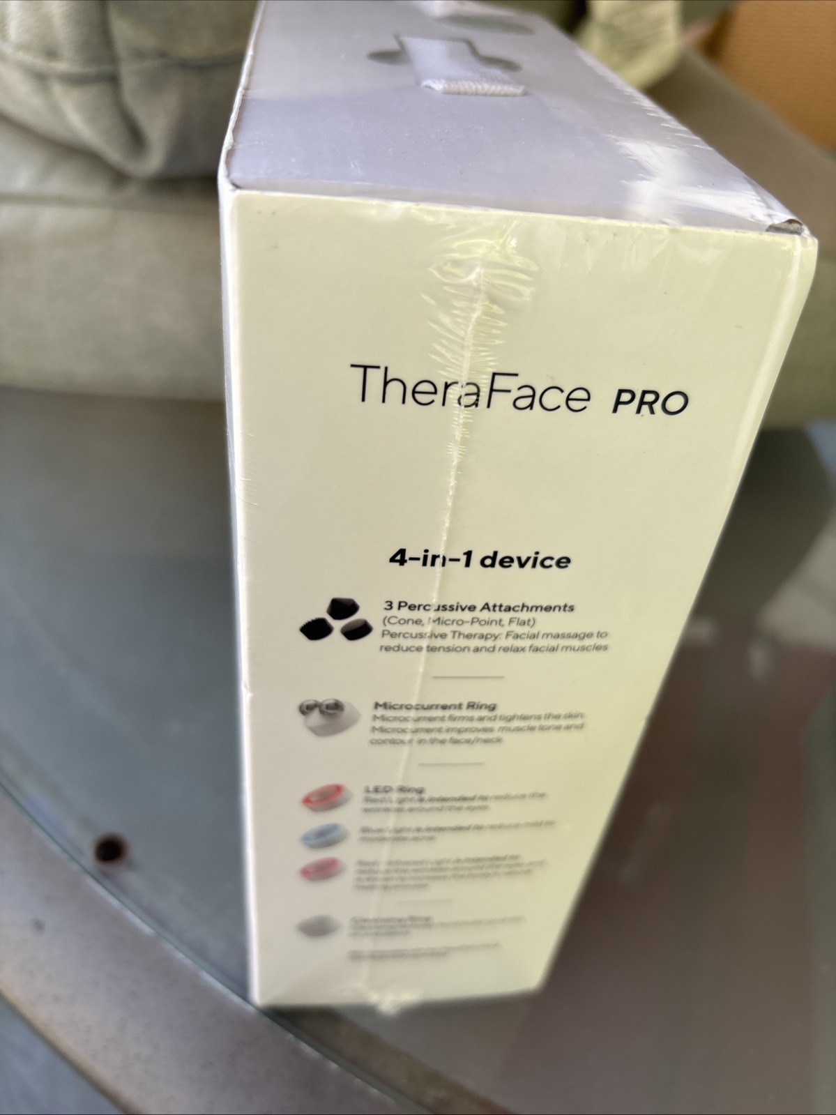 Therabody – TheraFace PRO – Multi-Use Facial Health Device White – SEALED