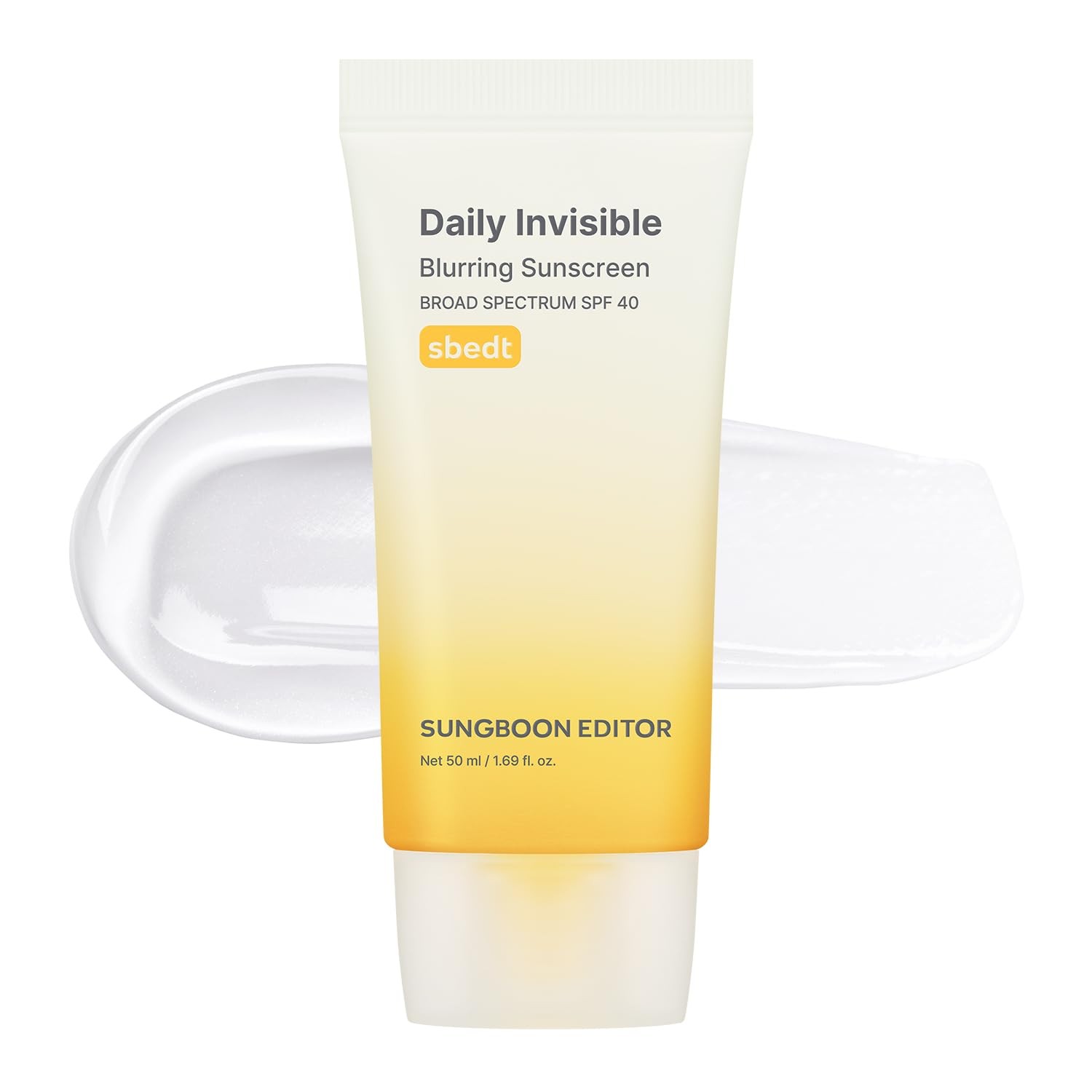 SUNGBOON EDITOR Daily Invisible Blurring Sunscreen 1.69 Fl Oz (Pack of 1)