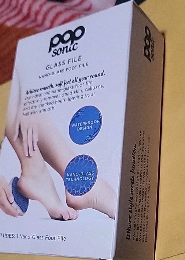POP sonic Glass File Nano-Glass Foot File