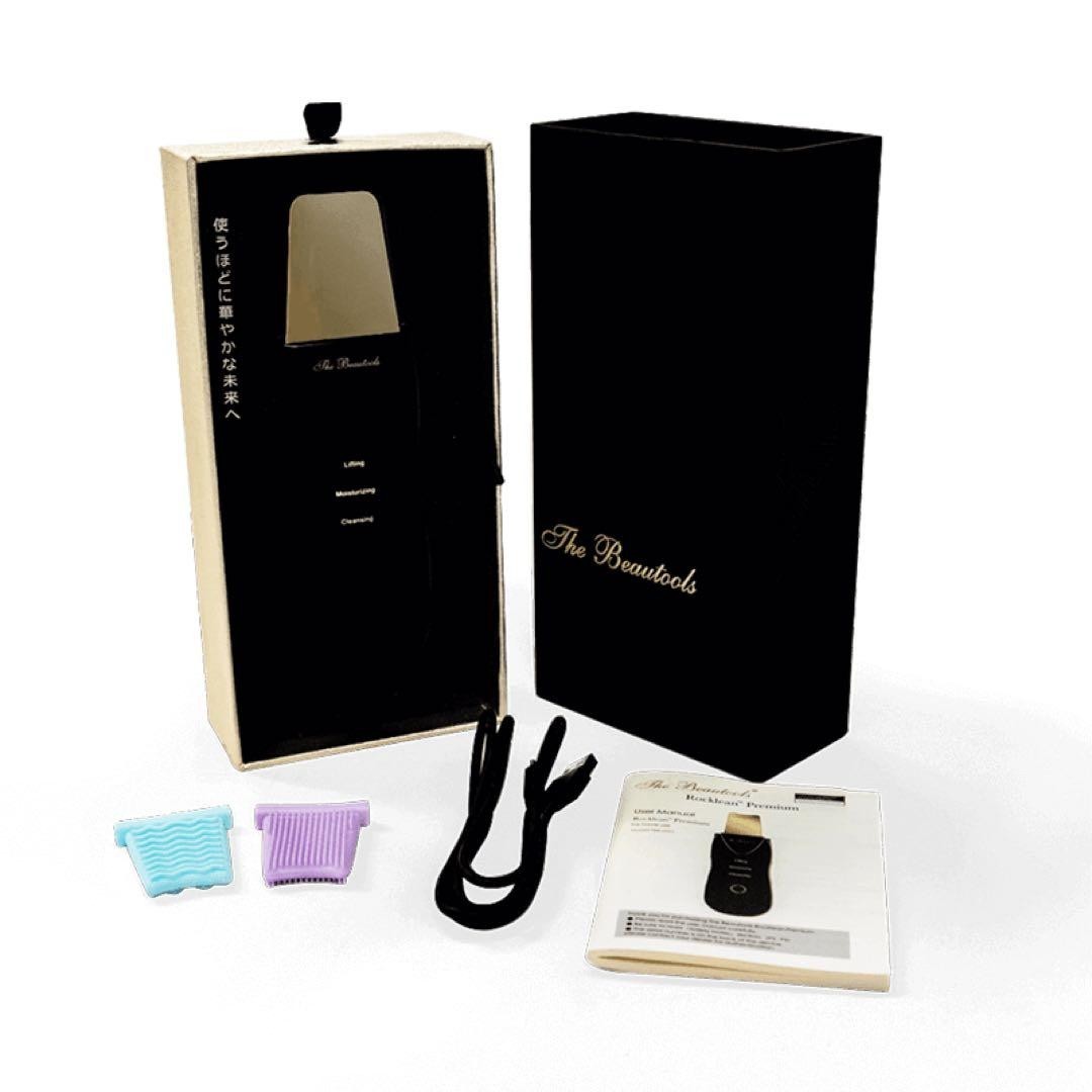 The Beautools Rocklean Premium Water Peeling TBR-02G 24K Gold Plating Used Japan