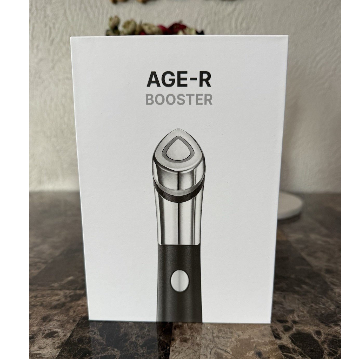 medicube AGE-R BOOSTER-H Facial Massager Device Black Silver ME-BSTH Model