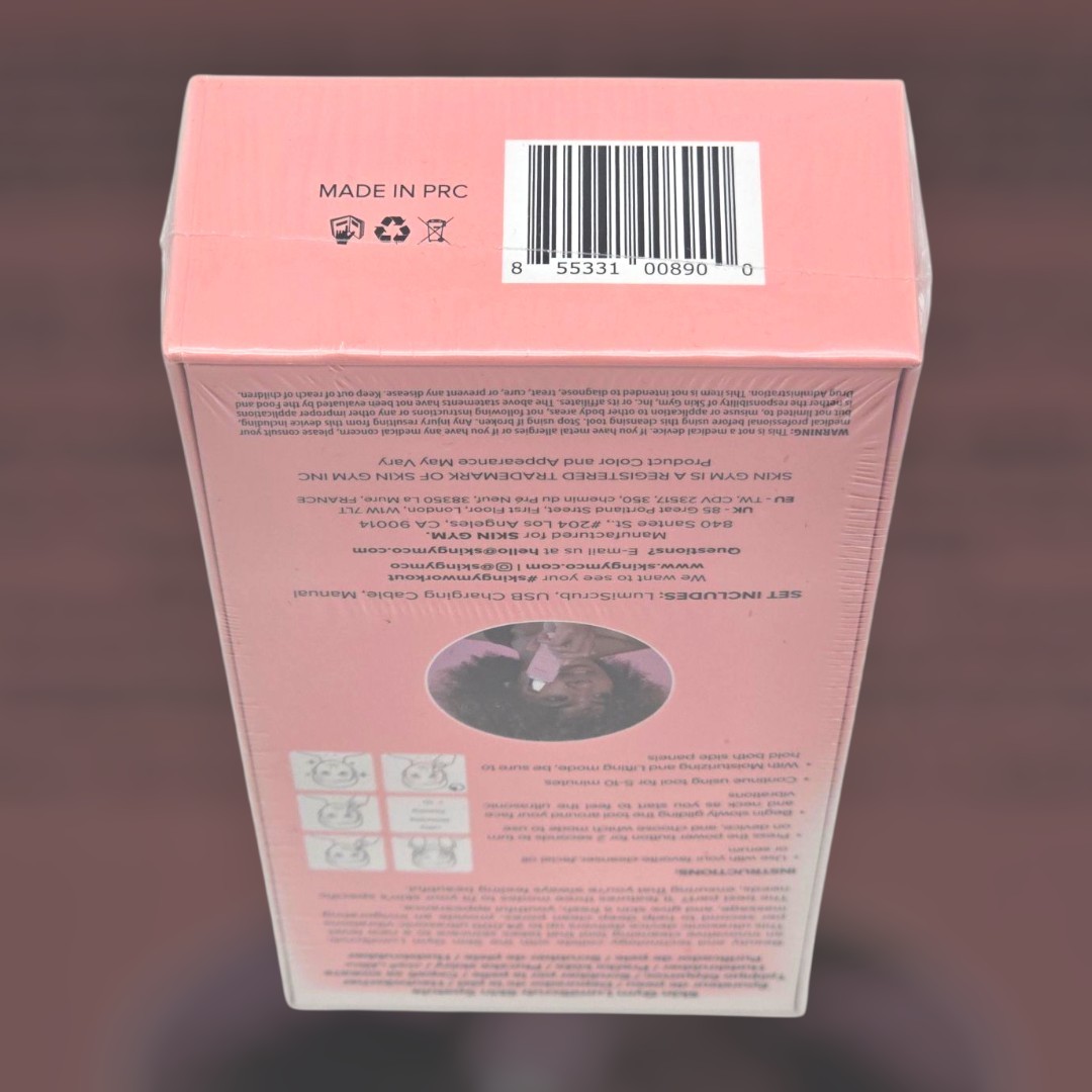 Skin Gym LUMISCRUB Skin Spatula Cleansing & Exfoliating Wand NEW SEALED