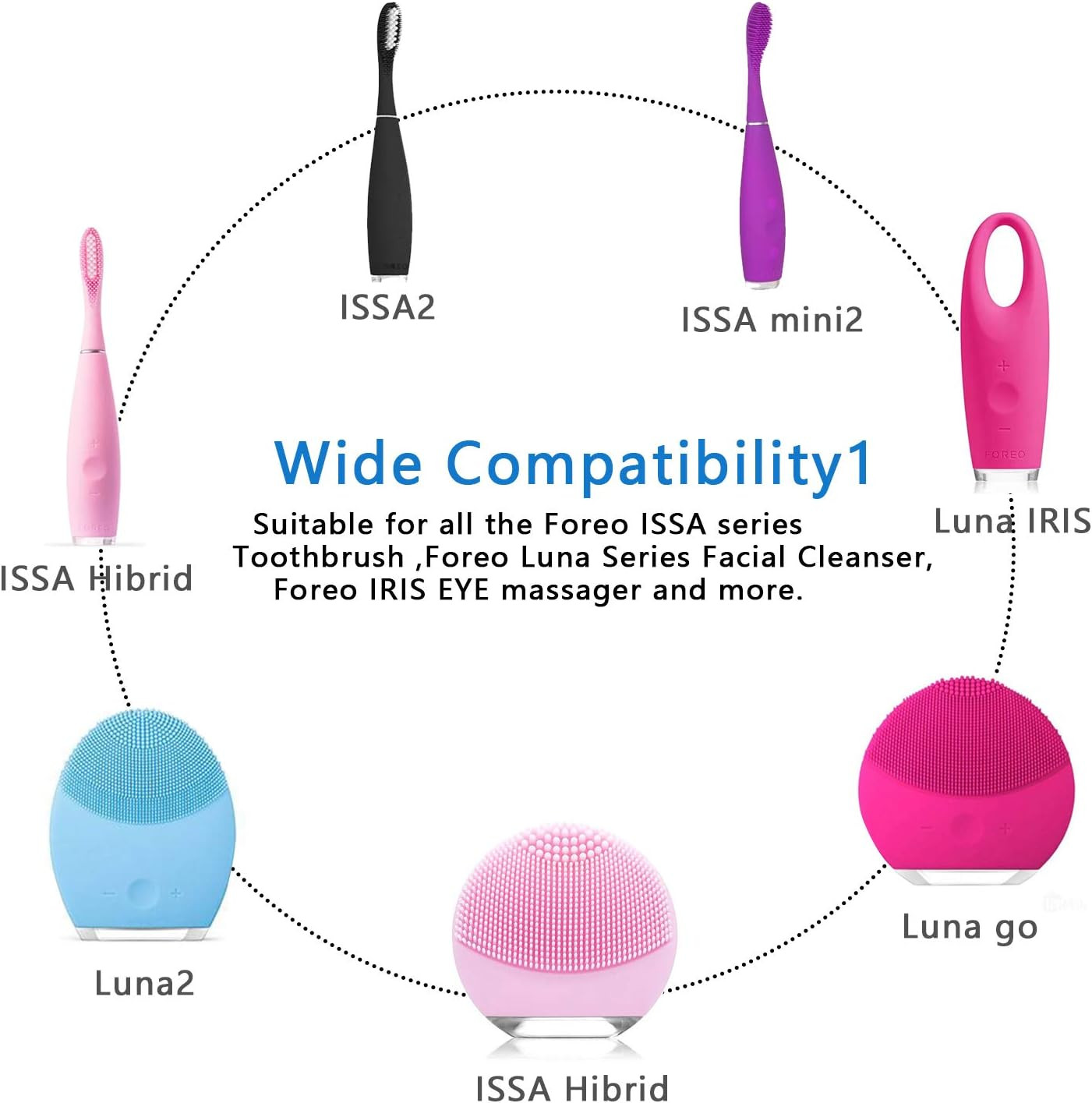 Replacement Charger Cord for FOREO Luna Series Facial Cleanser Foreo Luna/ Luna2