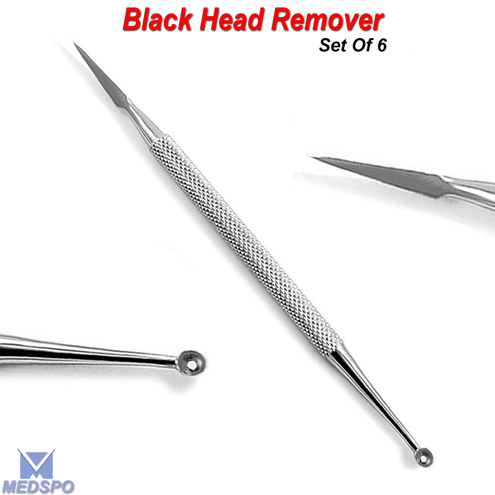 Acne Needle Blackhead Remover Pimple Blemish Comedone Extractor Tools Kits