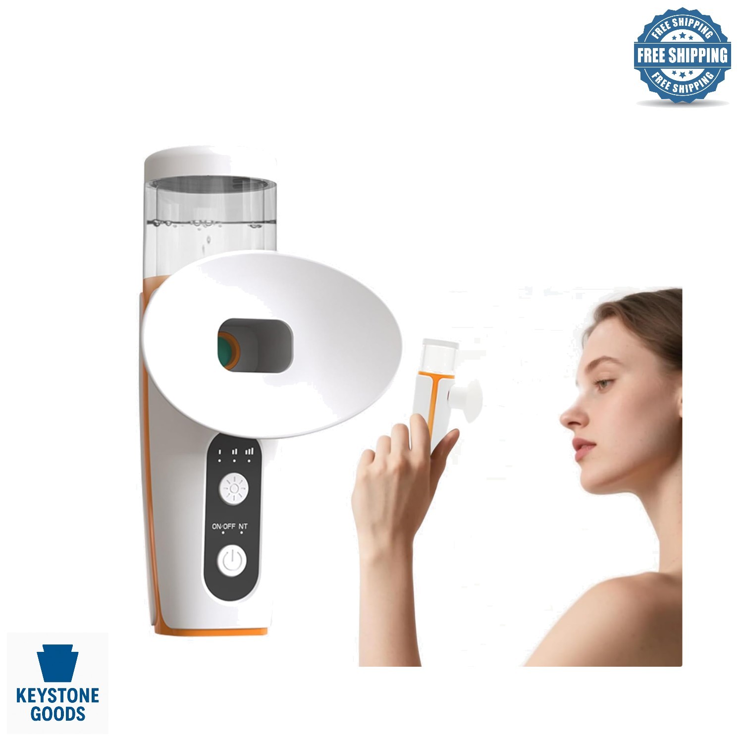 Portable Nano Mist Eye & Face Humidifier with Hot & Cold Therapy