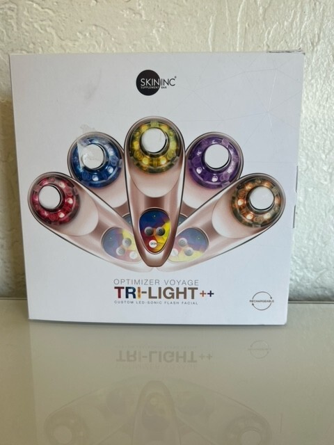 SKIN INC Optimizer Voyage Tri-Light++ LED-SONIC Flash Facial Rose -NOB
