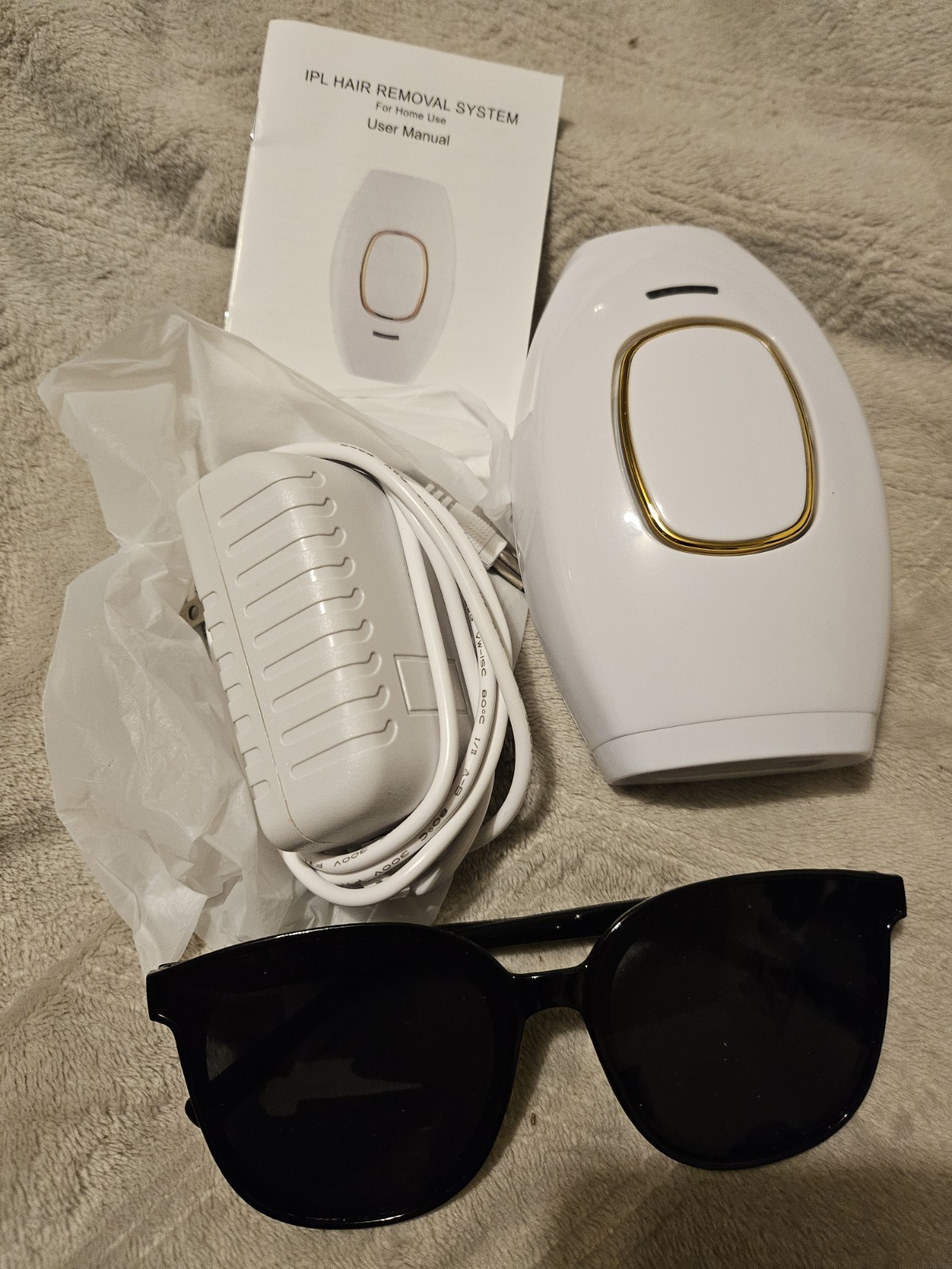 Skin Womens Advanced IPL Hair Removal Handset White Home Use New Open Box NIP