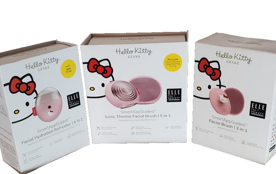 Hello Kitty by ELLE, Smart APP Guided, 3 Facial Products