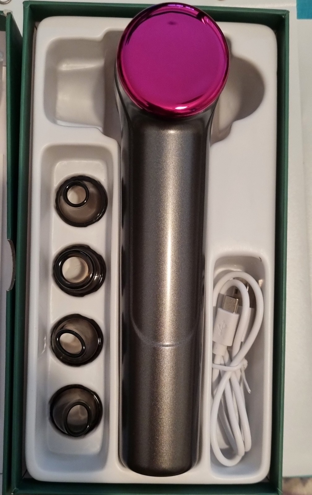 Blackhead Remover Pore Vacuum, Rechargeable Wireless USB, 3 Speeds, 5 Tips