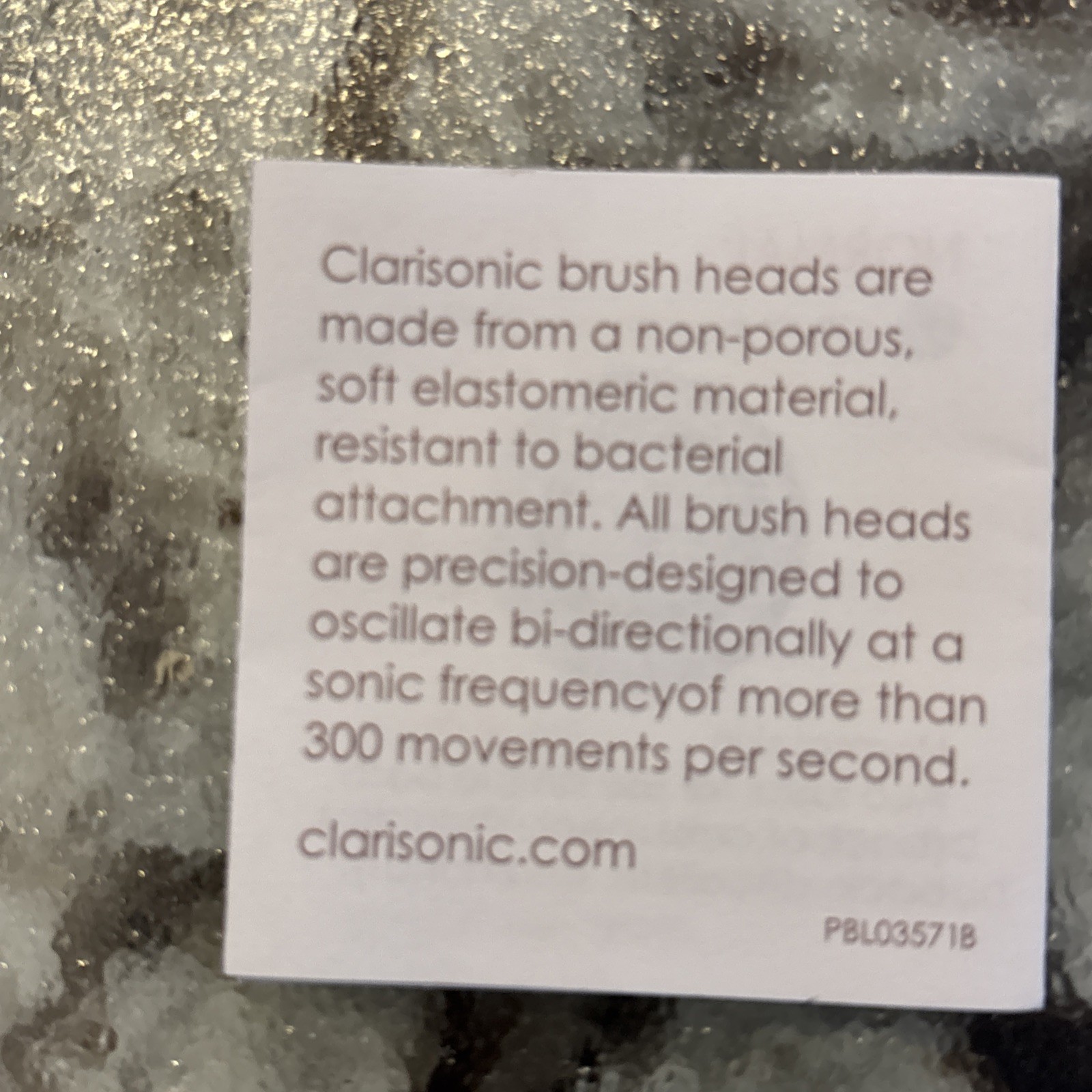 Clarisonic Skin Care Replacement Brush Head Sensitive Skin New In Box