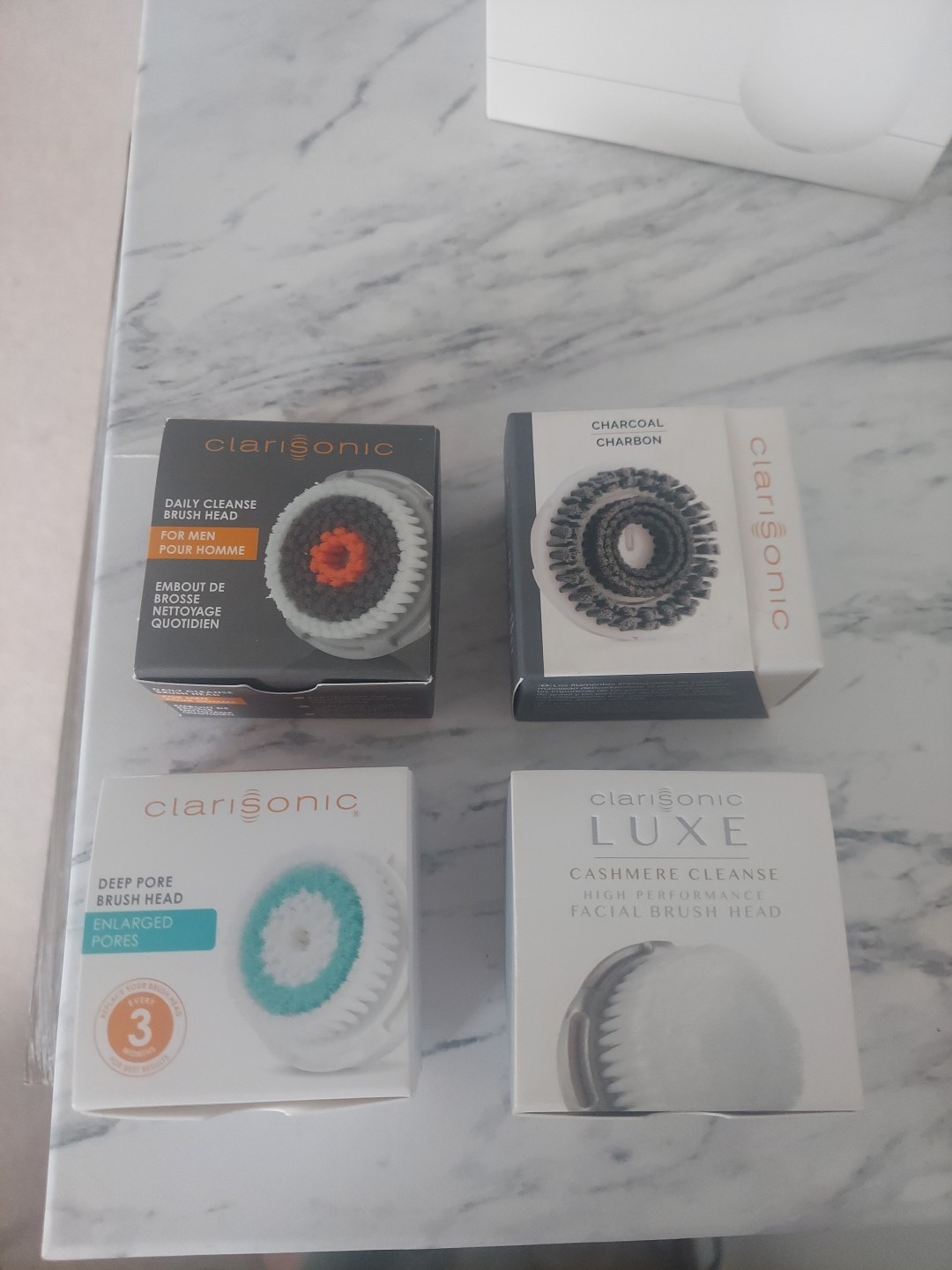 Clarisonic Mia Prima Sonic Cleansing Brush With 4 Brush Heads New