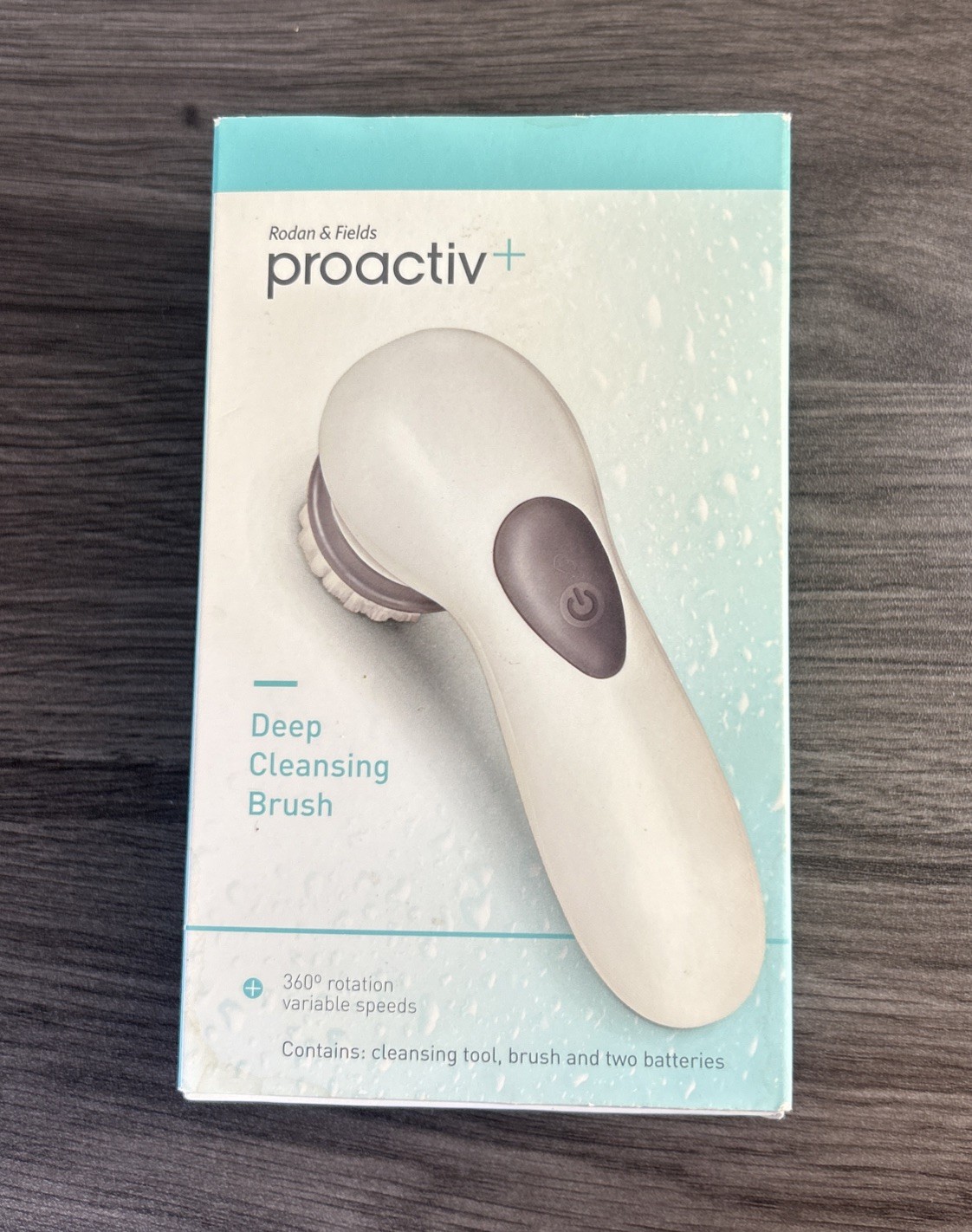 Rodan & Fields Proactiv+ Deep Cleansing Brush 360 Rotation Skin Care Box Damage
