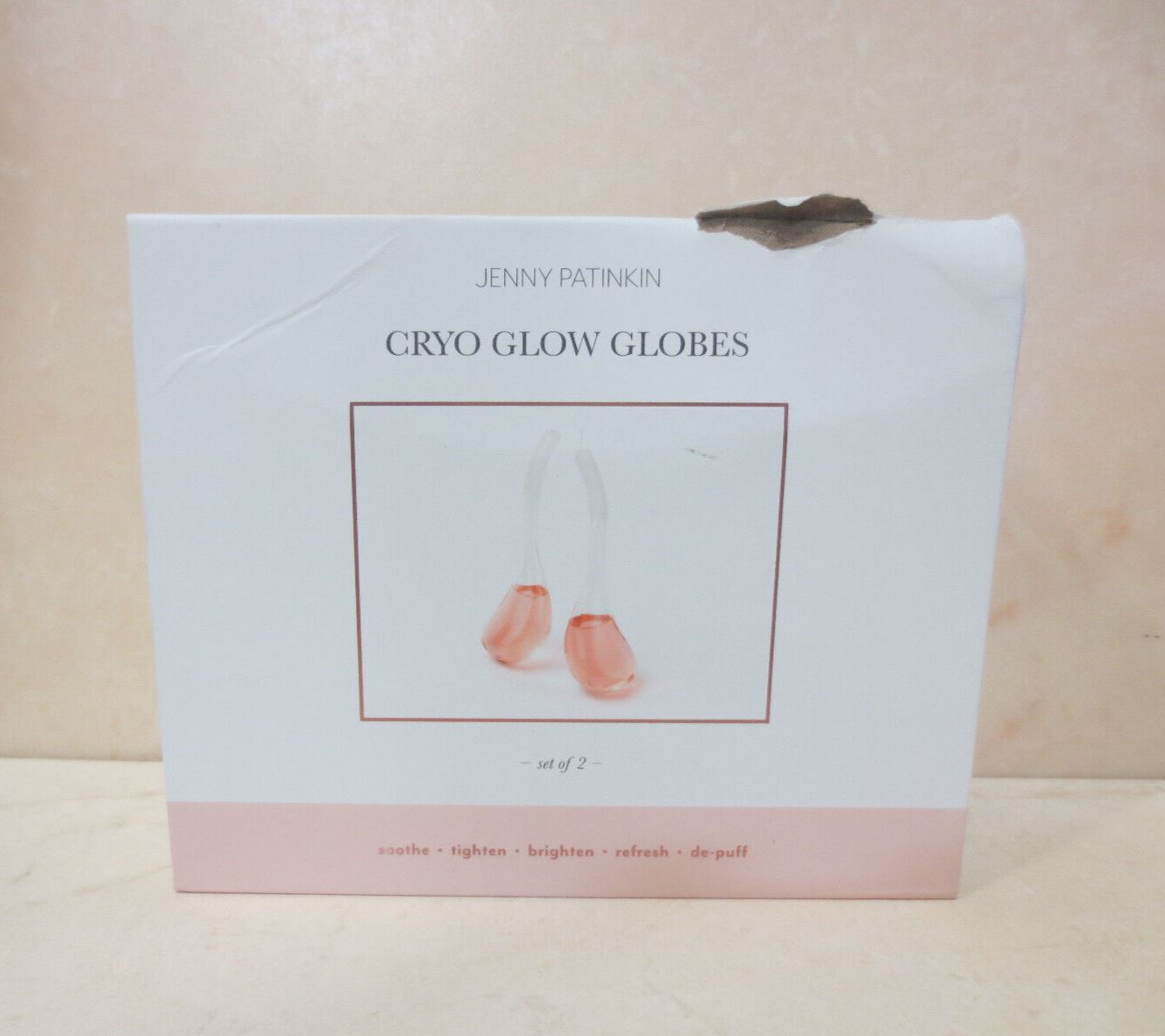 JENNY PATINKIN CRYO GLOW GLOBES SET OF 2 BOXED