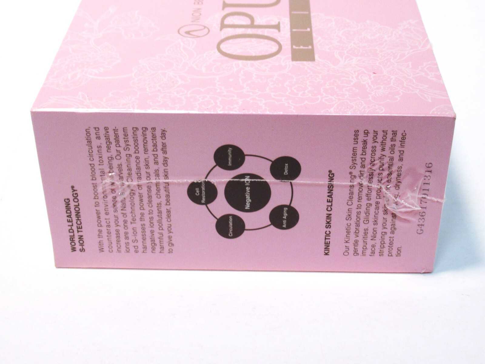NEW NION BEAUTY OPUS ELITE ELECTRIC EXFOLIATING NEGATIVE ION CLEANSING BRUSH !
