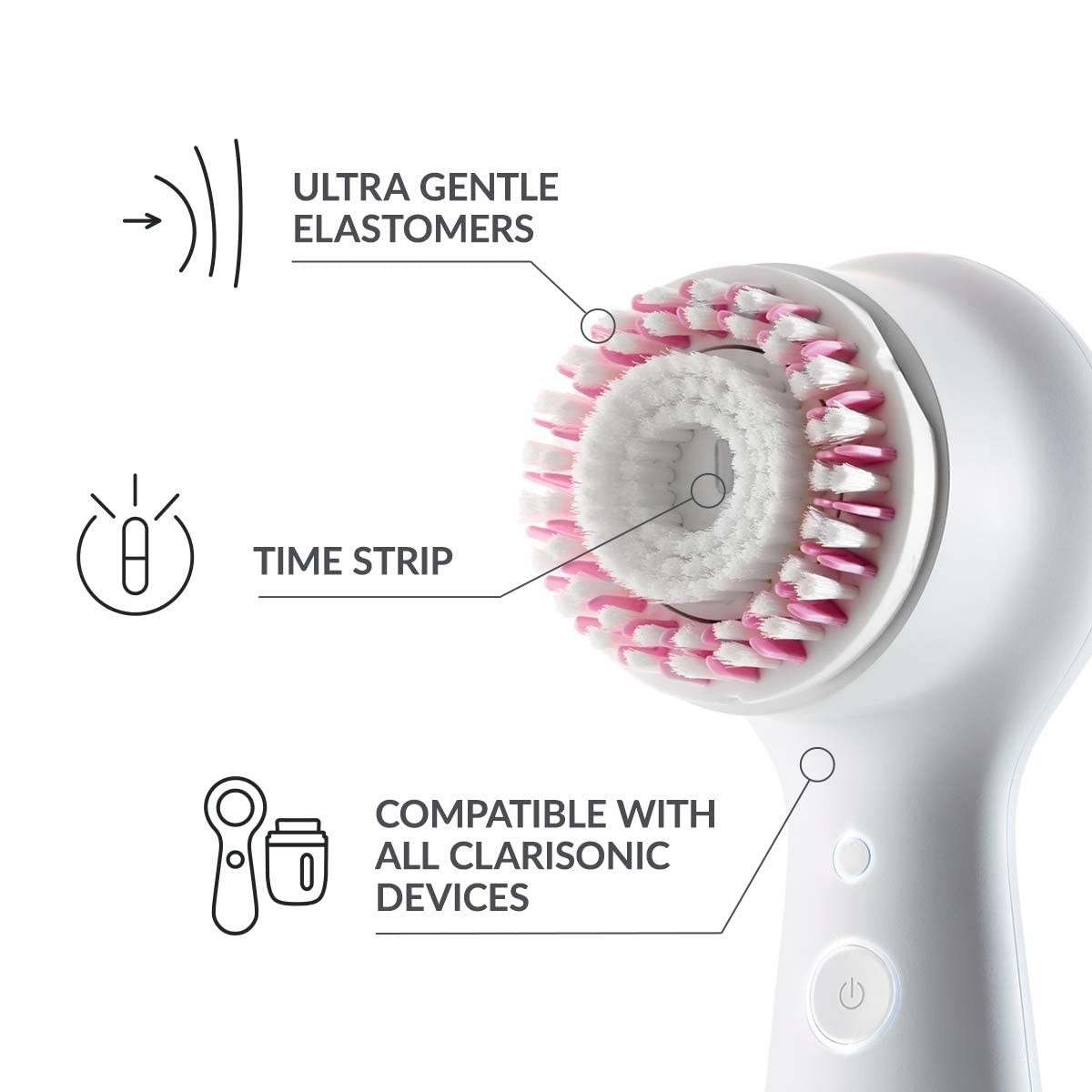 Clarsonic NEW Radiance Replacement Facial Cleansing Brush Head Compatible wit…