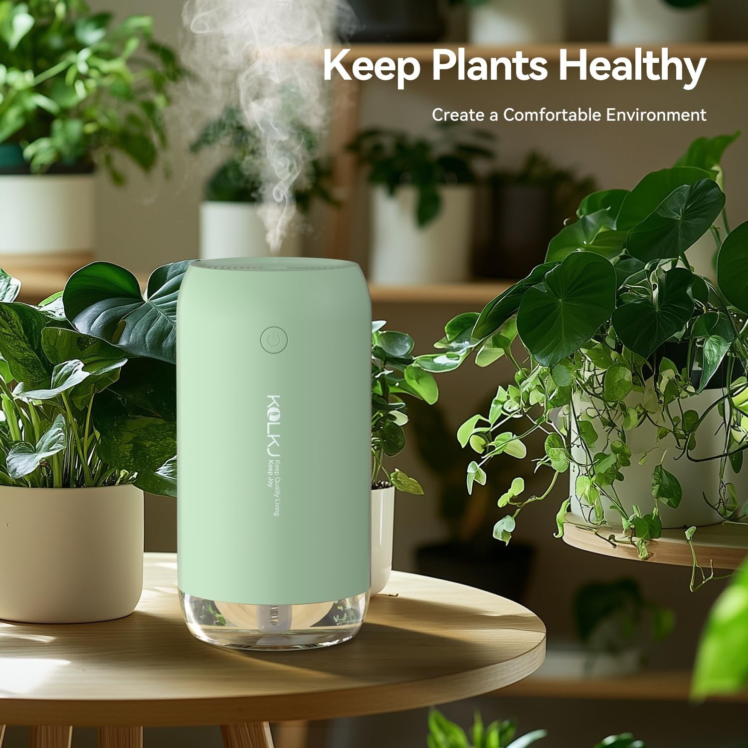 Portable Mini Humidifier, KQLKJ 350ml Small Cool Mist Humidifier, U… Fast Ship