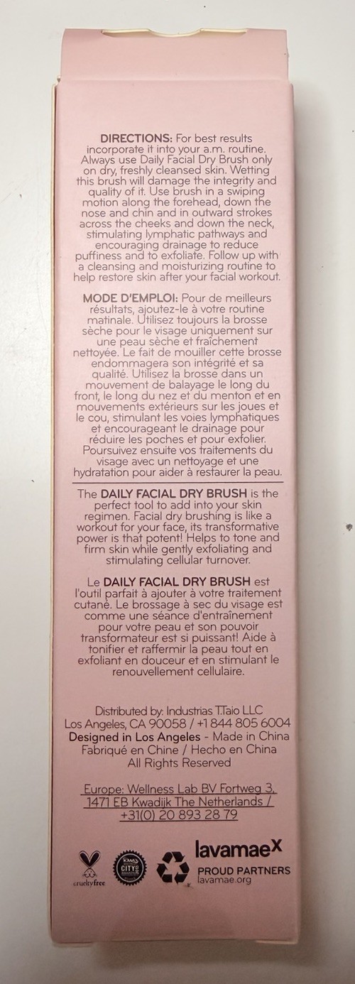 Daily Concepts Daily Facial Dry Brush Vegan Skincare Tool