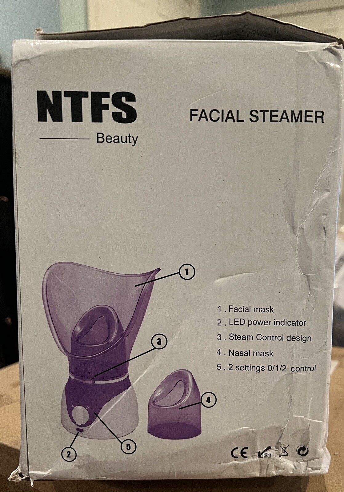 NTFS Beauty FACIAL STEAMER .Moisturizing Steamer NTFS-618 – A0022