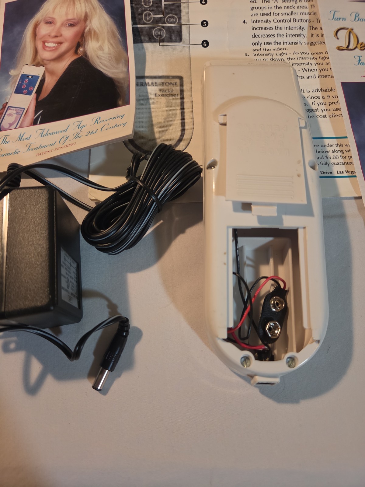 Dermal-Tone Facial Exercise Treatment With Power Supply And Manual