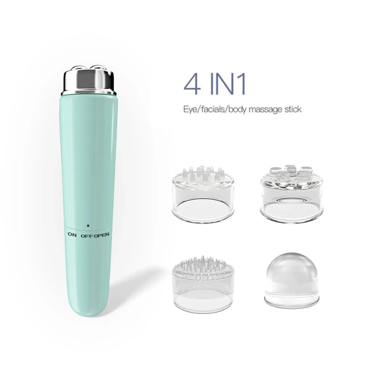 4 In 1 Electric Eye Face Massager Pen Micro Vibration Skin Care Tool