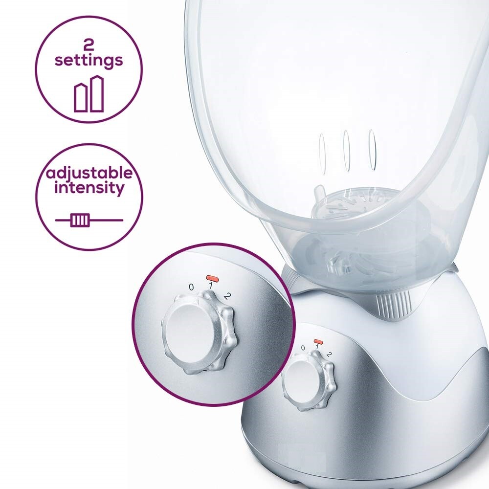 Facial Sauna for face care with Measuring cup, Steplessly variable (Multicolor)