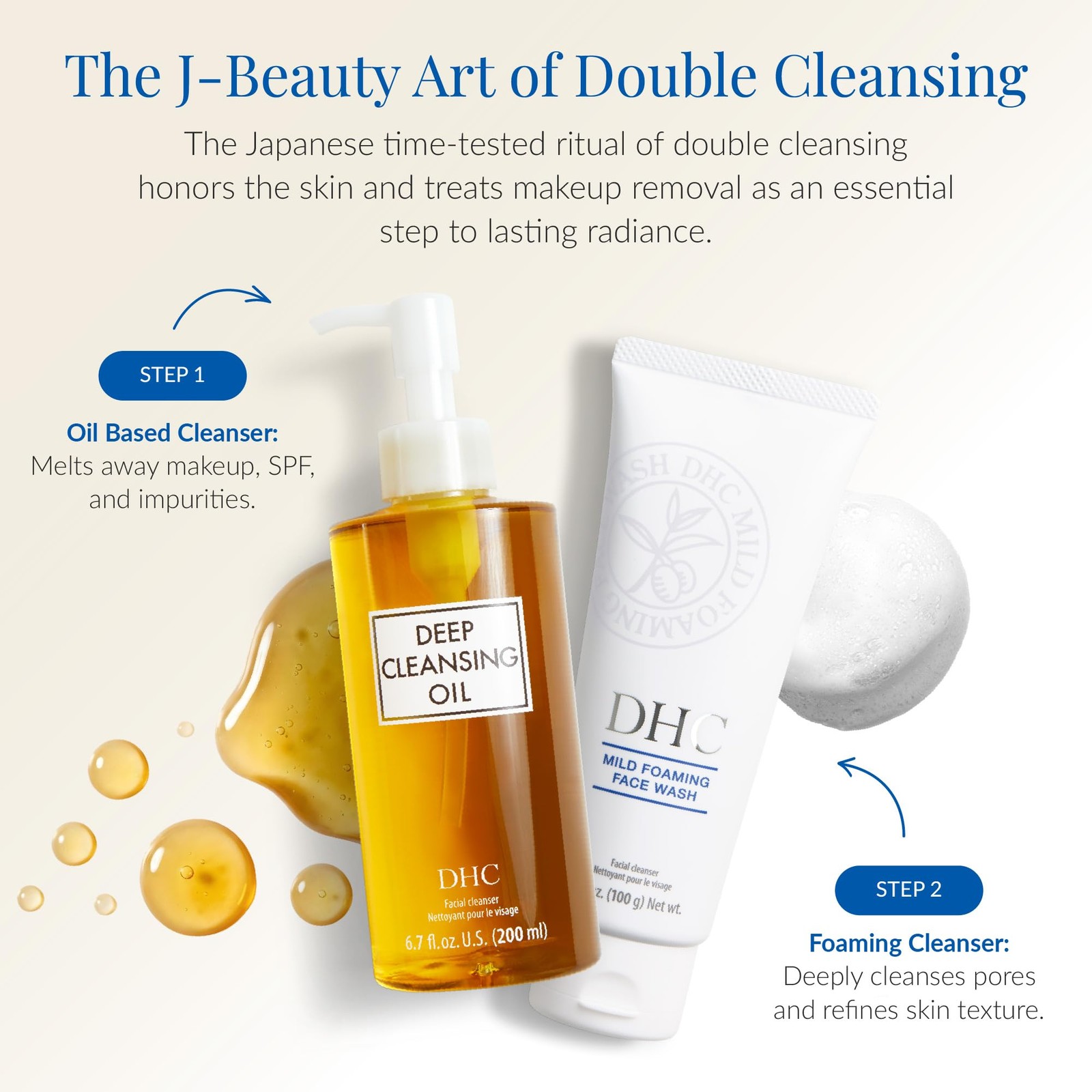 DHC Deep Cleansing Oil, Facial 6.7 Fl Oz (Pack of 1), Yellow