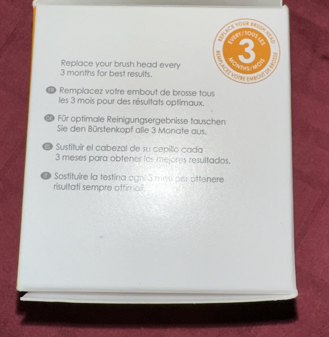 New Authentic Clarisonic Acne Cleansing Face Brush Head New Box 2 pack