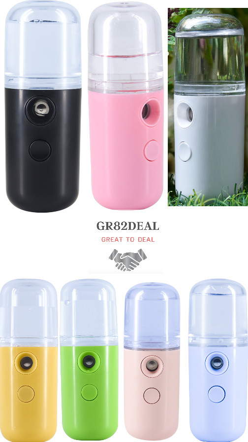 Portable Nano Mist Sprayer Pore Facial Steamer Face Hydration Steamer NEW